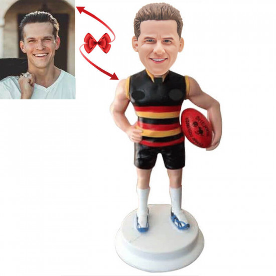 Personalized AFL Footy Player Figurine Bobblehead