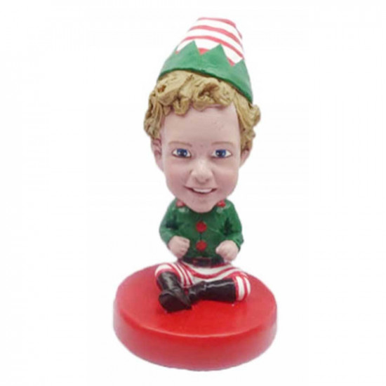 Baby in Christmas Costumes Custom Figure Bobbleheads - Front View