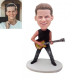 Personalized Band Bassist Bobblehead - Unique Gift for Music Lovers