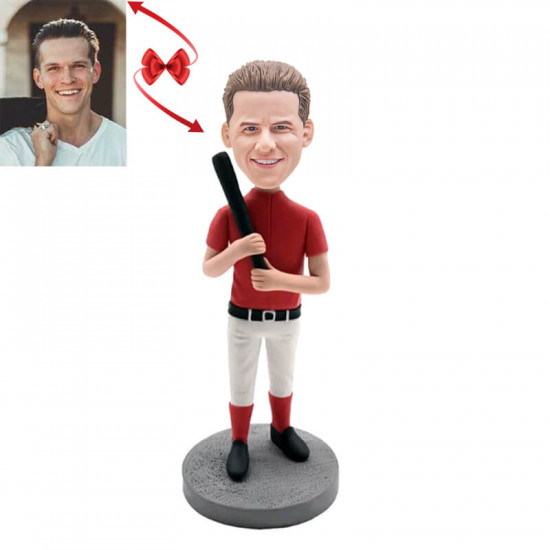 Personalized Baseball Man Bobblehead - Unique Gift for Baseball Coaches