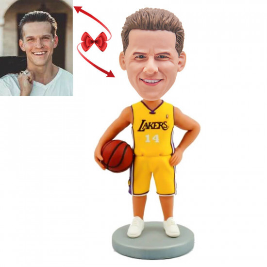 Personalized Basketball Player Bobblehead - Unique Gift for Basketball Fans
