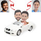 Personalized Funny BMW Wedding Cake Topper Custom Bobblehead