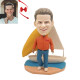 Personalized Boat on the River Custom Bobblehead