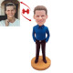 Personalized Business Casual Male Custom Bobblehead