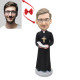 Personalized Inspirational Priest Custom Bobblehead - Unique Gift for Catholics
