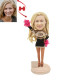 Personalized Spirited Cheerleader Custom Bobblehead - Unique Gift for Cheerleading Enthusiasts