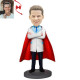 Personalized Cool Super Doctor Custom Bobblehead - Unique Gift for Medical Professionals
