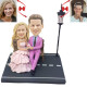 Personalized Couple and Light Custom Bobblehead - Unique Gift for Love and Romance