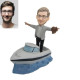 Personalized Man in Boat Bobblehead - Unique Nautical Gift