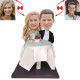 Personalized Dinner Together Bobblehead - Unique Gift for Food Lovers and Couples