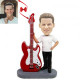 Personalized Electric Guitar Bobblehead - Unique Gift for Music Lovers