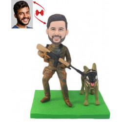 special forces and police dogs custom bobblehead