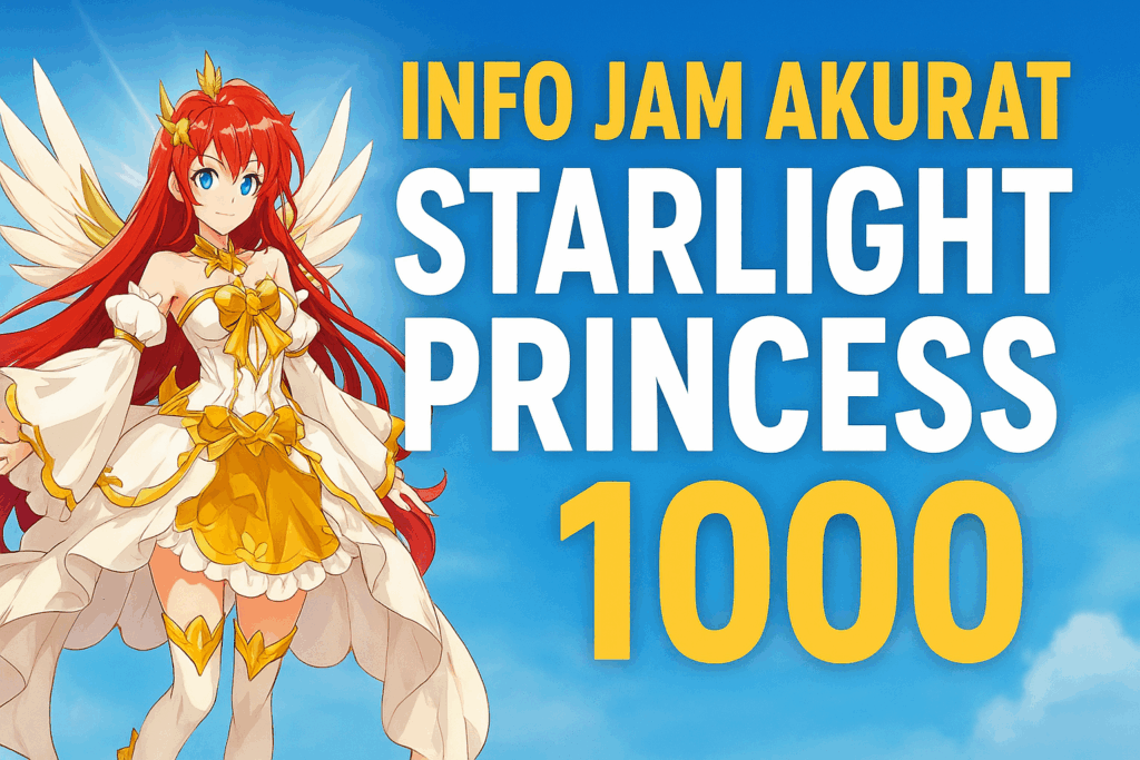 Info Jam Akurat : Starlight Princess 1000