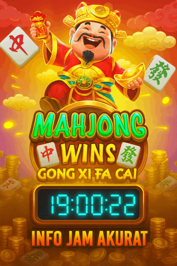 Info Jam Akurat : Mahjong Wins Gong Xi Fa Cai