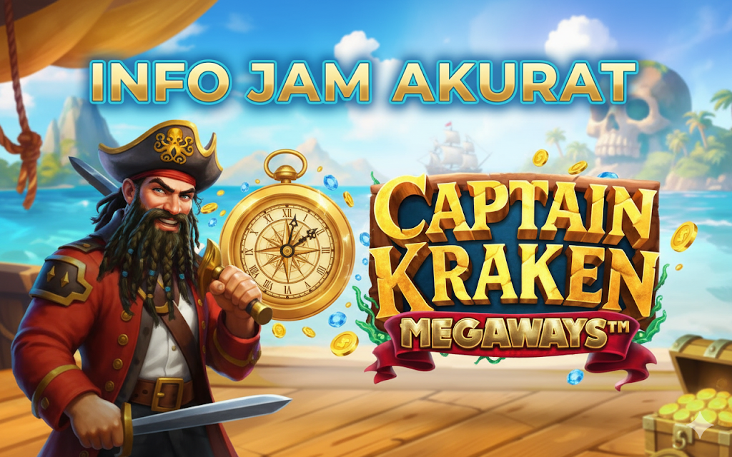 Info Jam Akurat : Captain Kraken Megaways